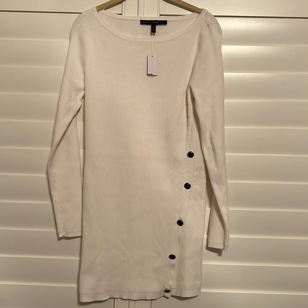 NWT WHBM Long Sleeve ribbed sweater Size M